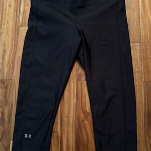 Under Armour Black Performance Capri Leggings